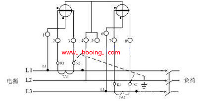 三相多功能電度表的接線方式（內含圖）