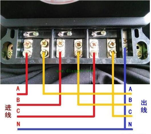 煙臺(tái)威思頓DTZ178三相四線智能電能表直通式怎么接線？