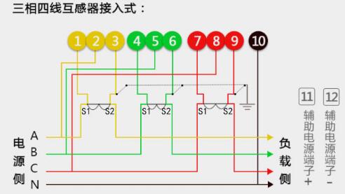 380v三相電表接線圖